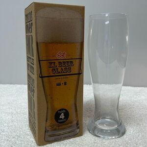 DCI XL Beer Glass Holds Up to 4 Bottles of Beer or 52 Fl. Oz.